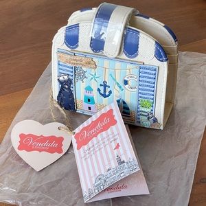 Vendula London “Seaside Souviners” Clip Coin And Cards Wallet :New: